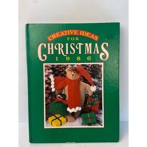 Vintage Creative Ideas for Christmas 1986 Oxmoor House Hardcover Book Recipes